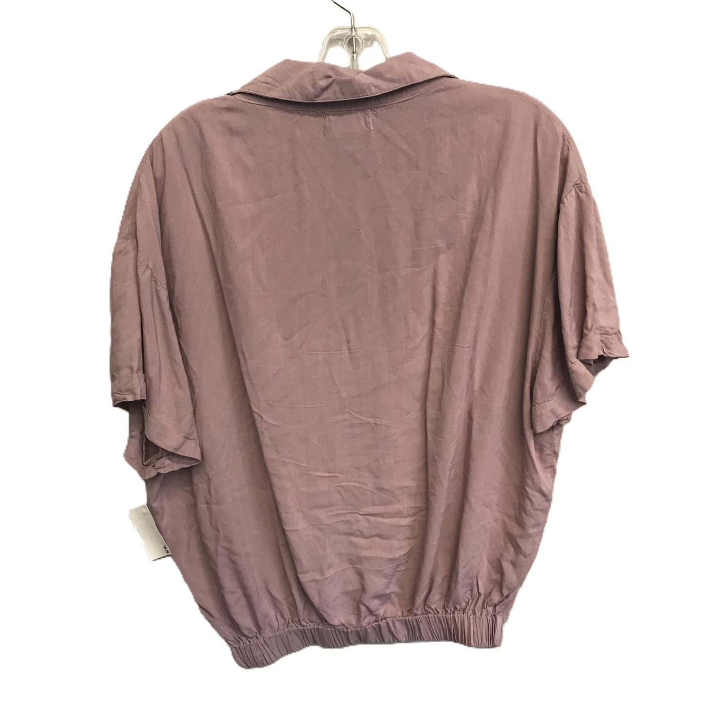 Purple Top Short Sleeve By Figwood, Size: L