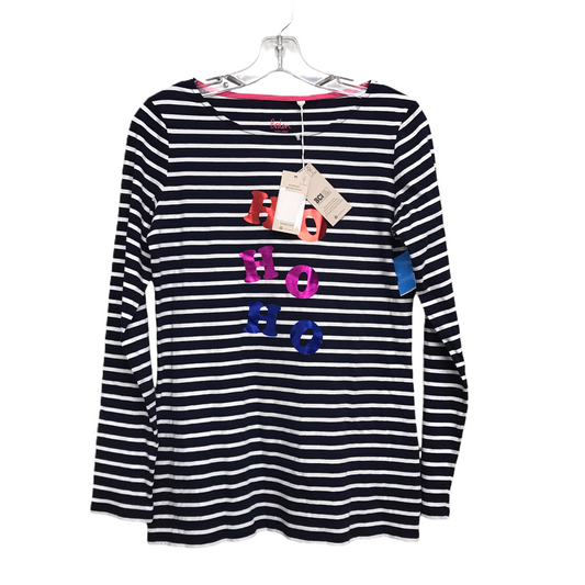 Top Long Sleeve By Boden In Striped Pattern, Size: M