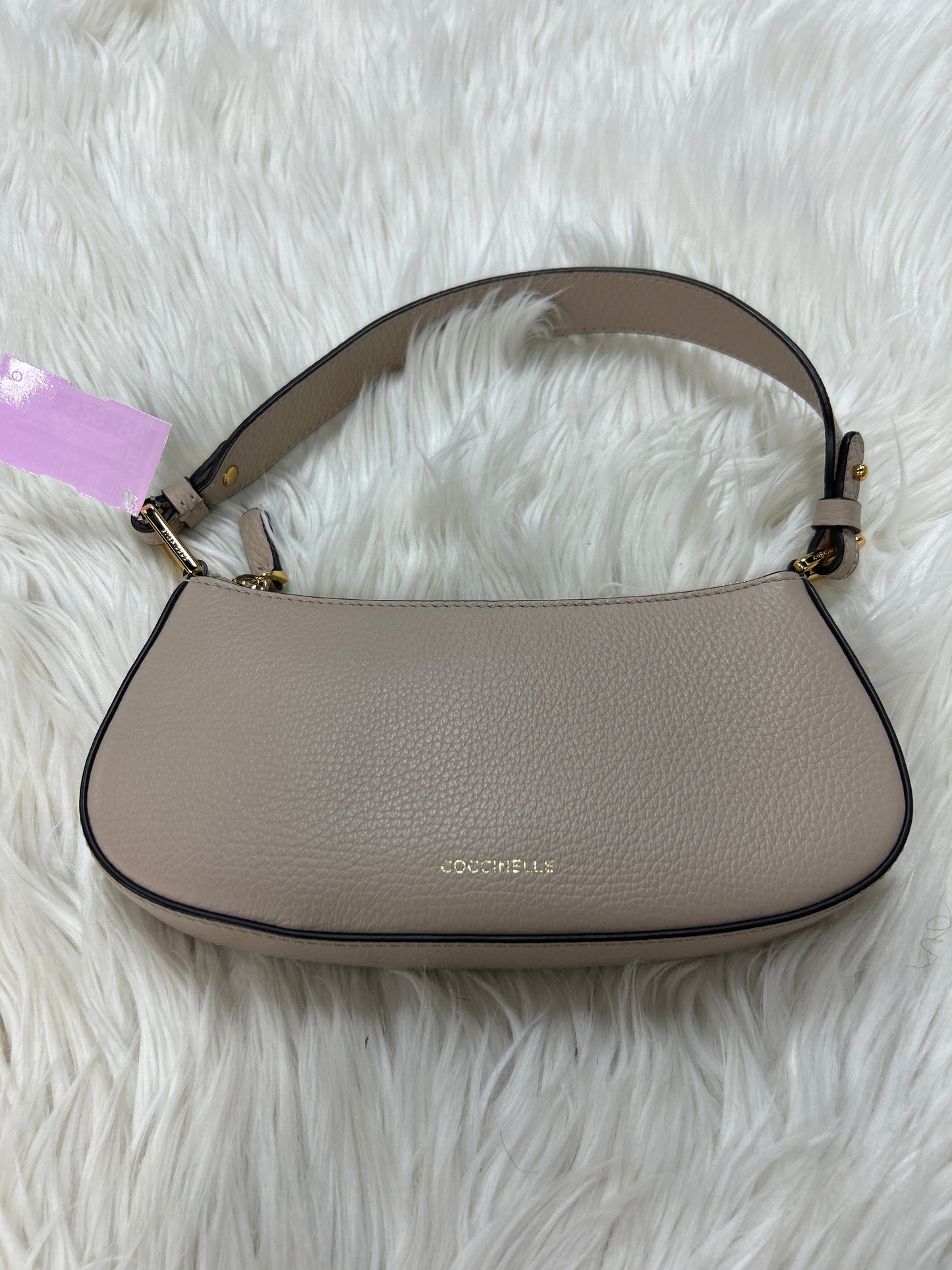 Handbag Leather By Cmb In Tan, Size:Small