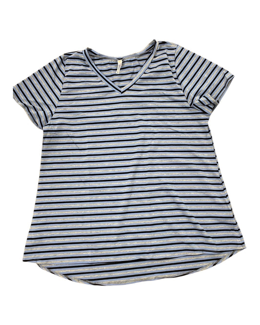 Top Ss By Lularoe In Blue, Size:3X