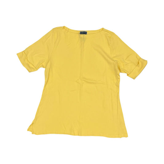 Top Ss By Karen Scott In Yellow, Size:Xl