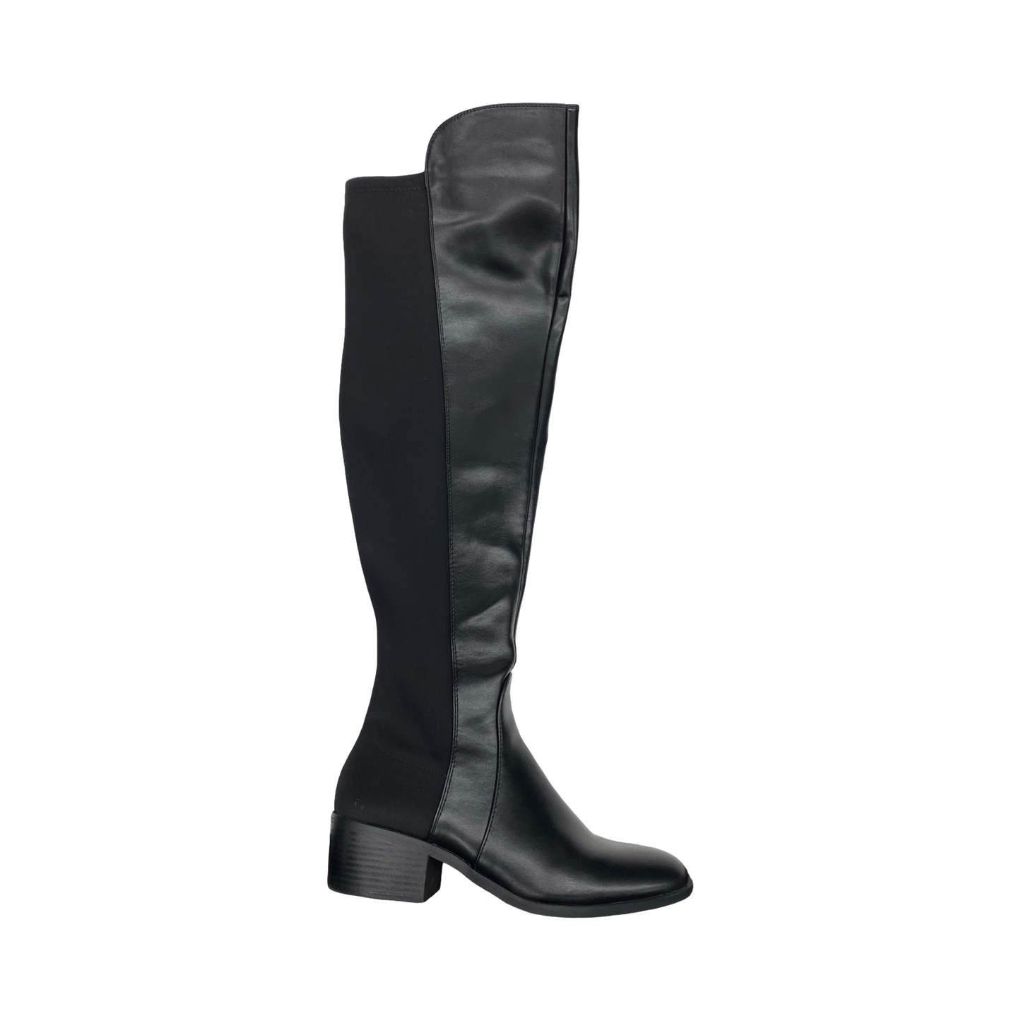 Boots Knee Heels By Anne Klein In Black, Size:8.5