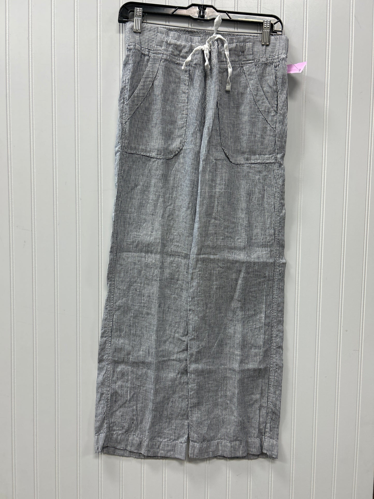 Pants Linen By Athleta In Striped Pattern, Size:4P
