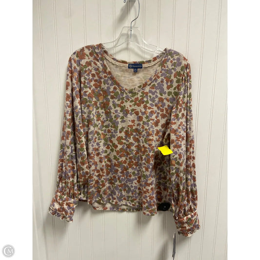 Top Long Sleeve By Democracy In Multi-colored, Size: Lp