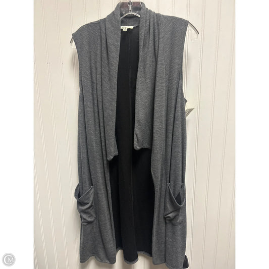 Vest Other By Max Studio In Grey, Size: M