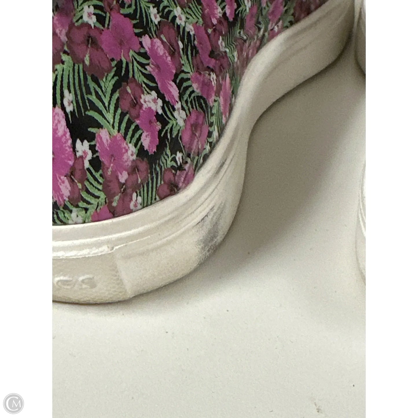 Shoes Flats By Crocs In Floral Print, Size: 7