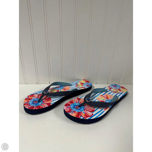 Sandals Flip Flops By Brighton In Blue, Size: 8