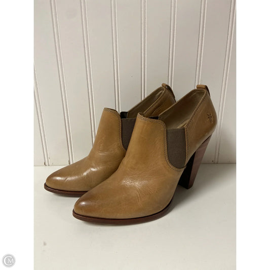 Boots Designer By Frye In Tan, Size: 9