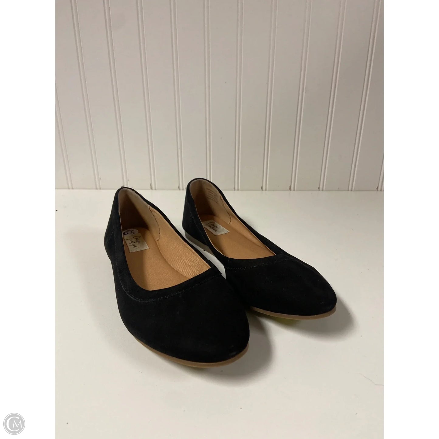 Shoes Flats By Crown Vintage In Black, Size: 6.5