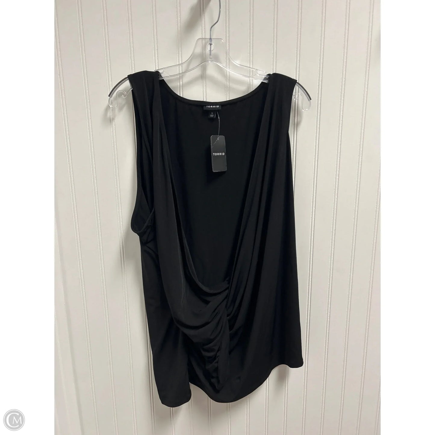 Top Sleeveless By Torrid In Black, Size: 4x