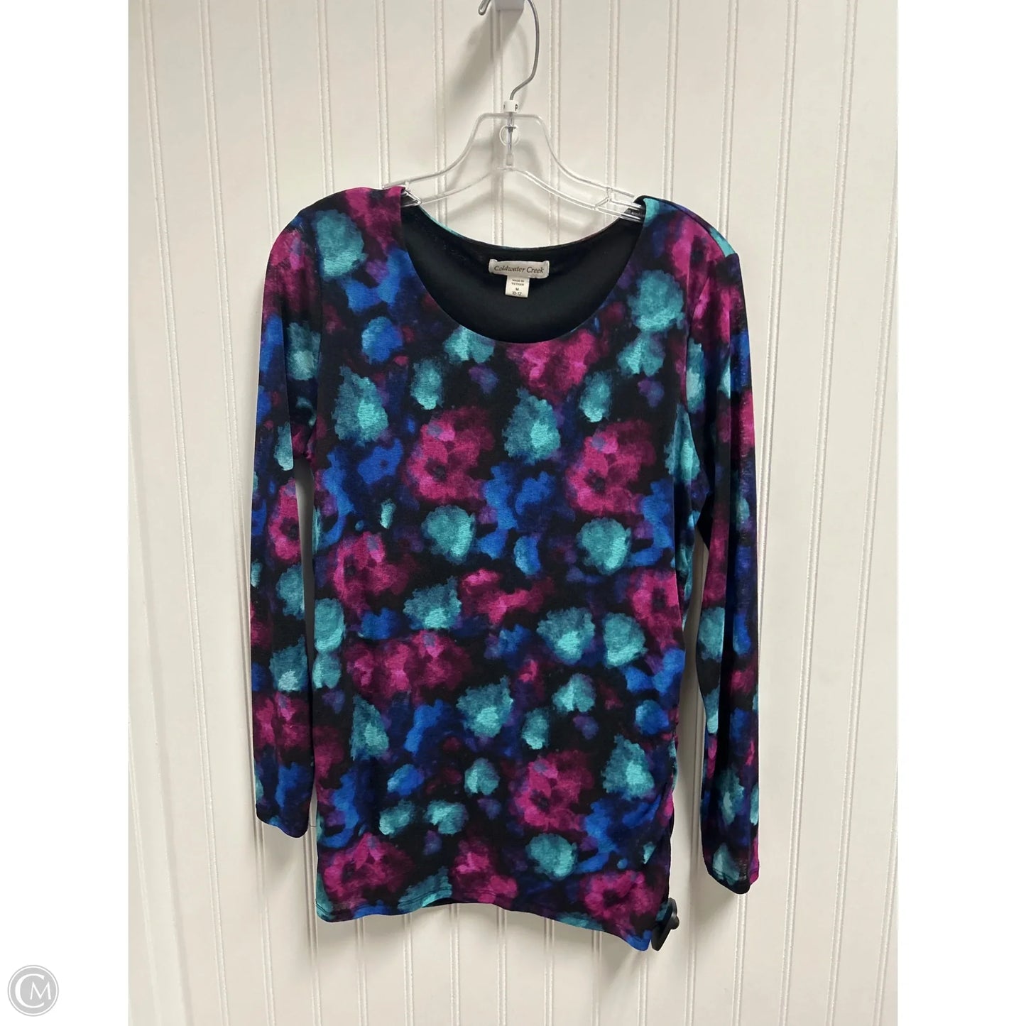Top Long Sleeve By Coldwater Creek In Multi-colored, Size: M