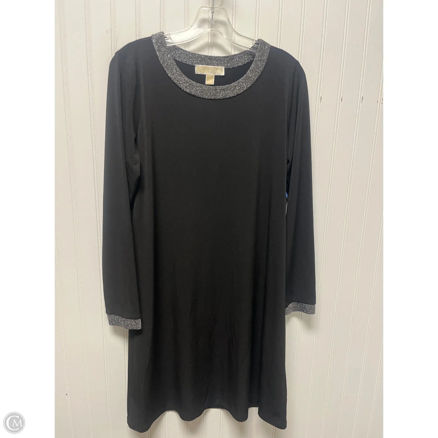 Dress Party Midi By Michael By Michael Kors In Black, Size: L