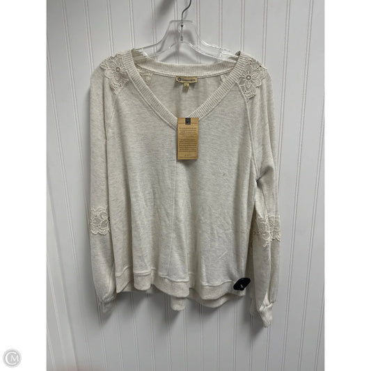 Sweater By Democracy In Beige, Size: L