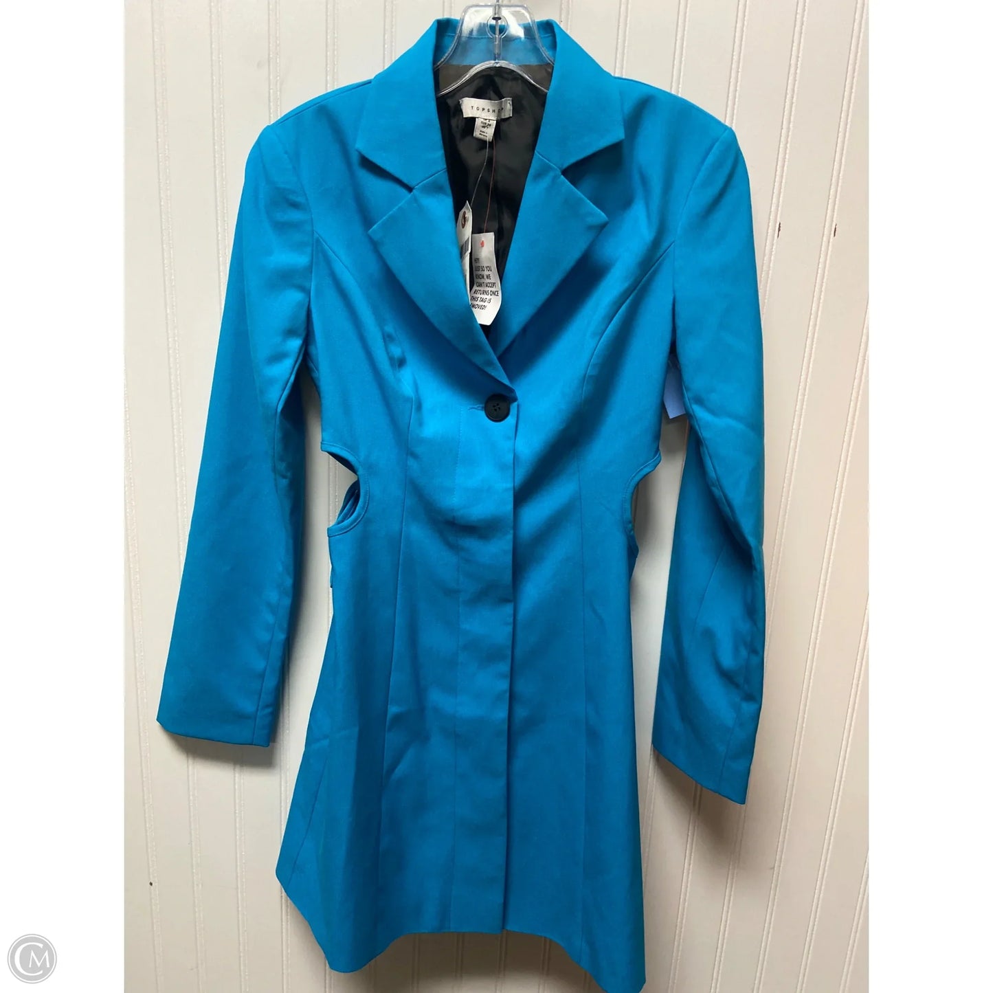 Jacket Other By Top Shop In Blue, Size: Xs