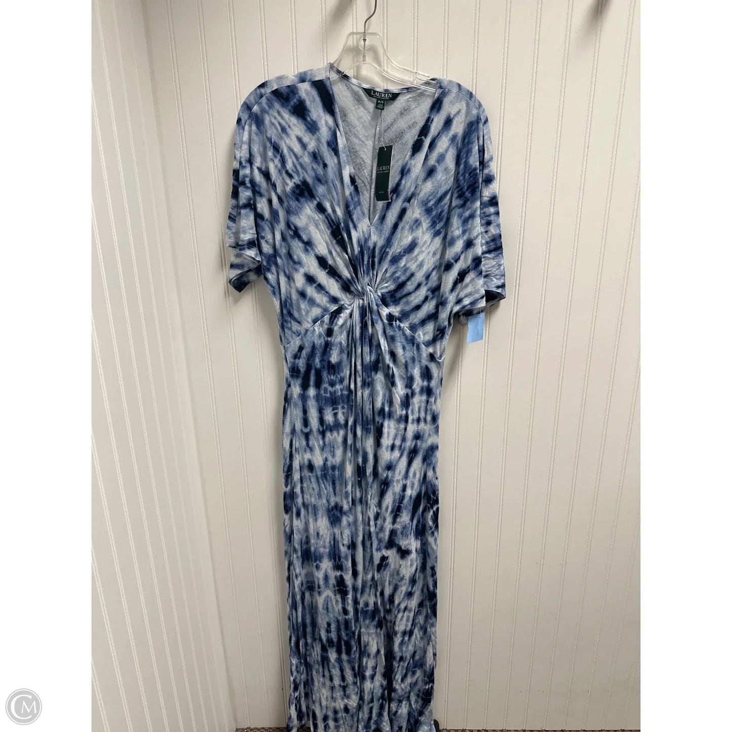 Dress Casual Maxi By Lauren By Ralph Lauren In Tie Dye Print, Size: L
