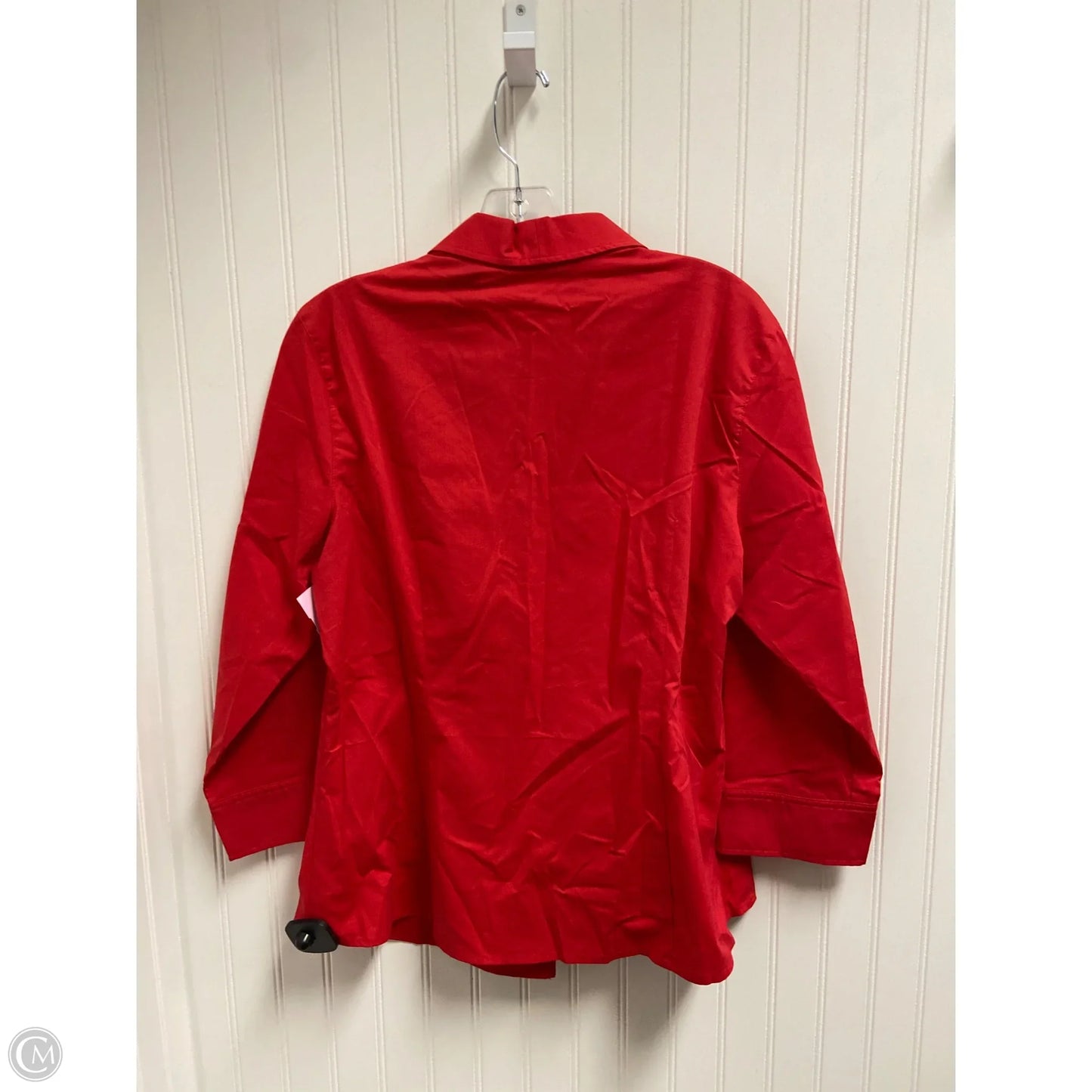 Top 3/4 Sleeve By Zac And Rachel In Red, Size: Xl