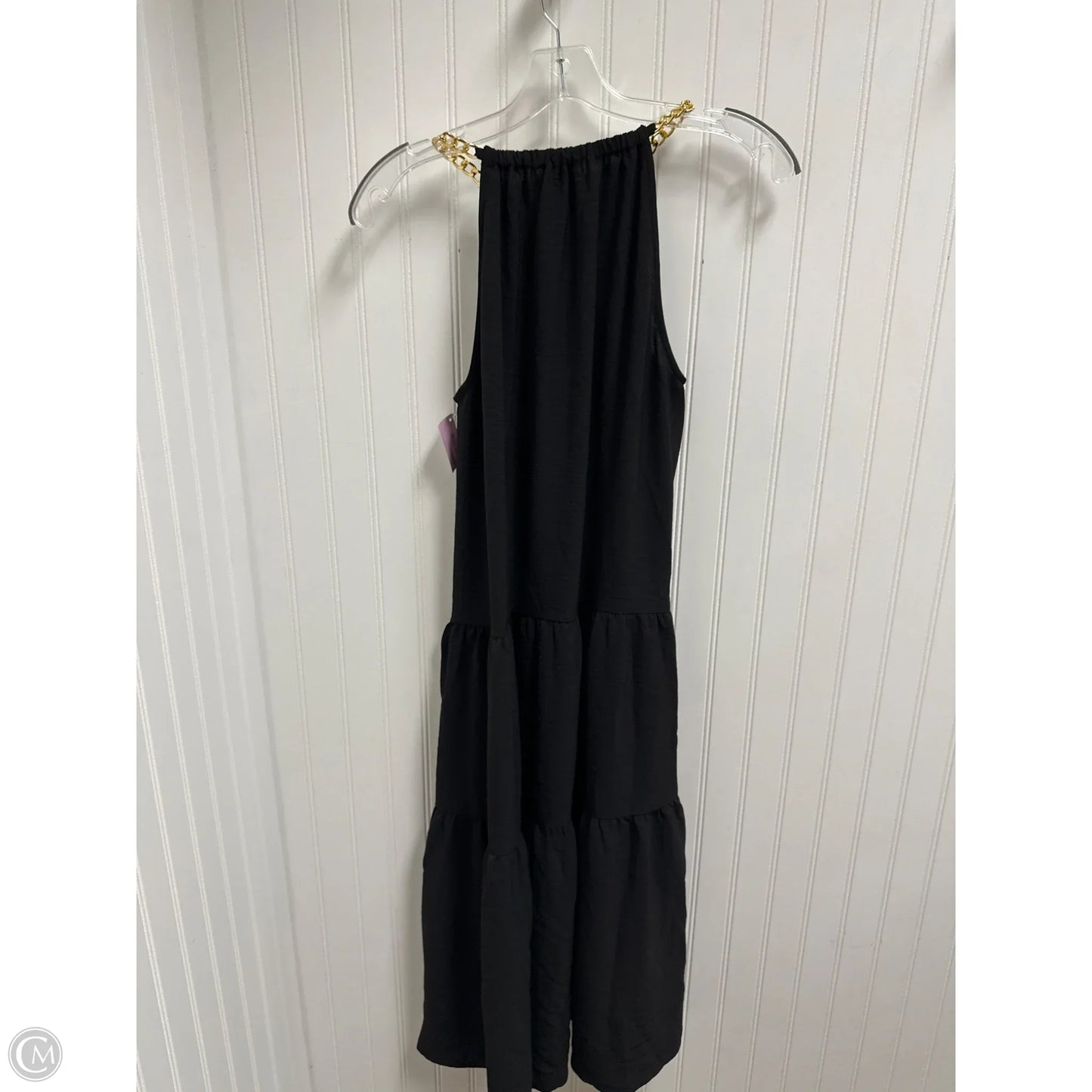 Dress Casual Midi By Michael By Michael Kors In Black, Size: M