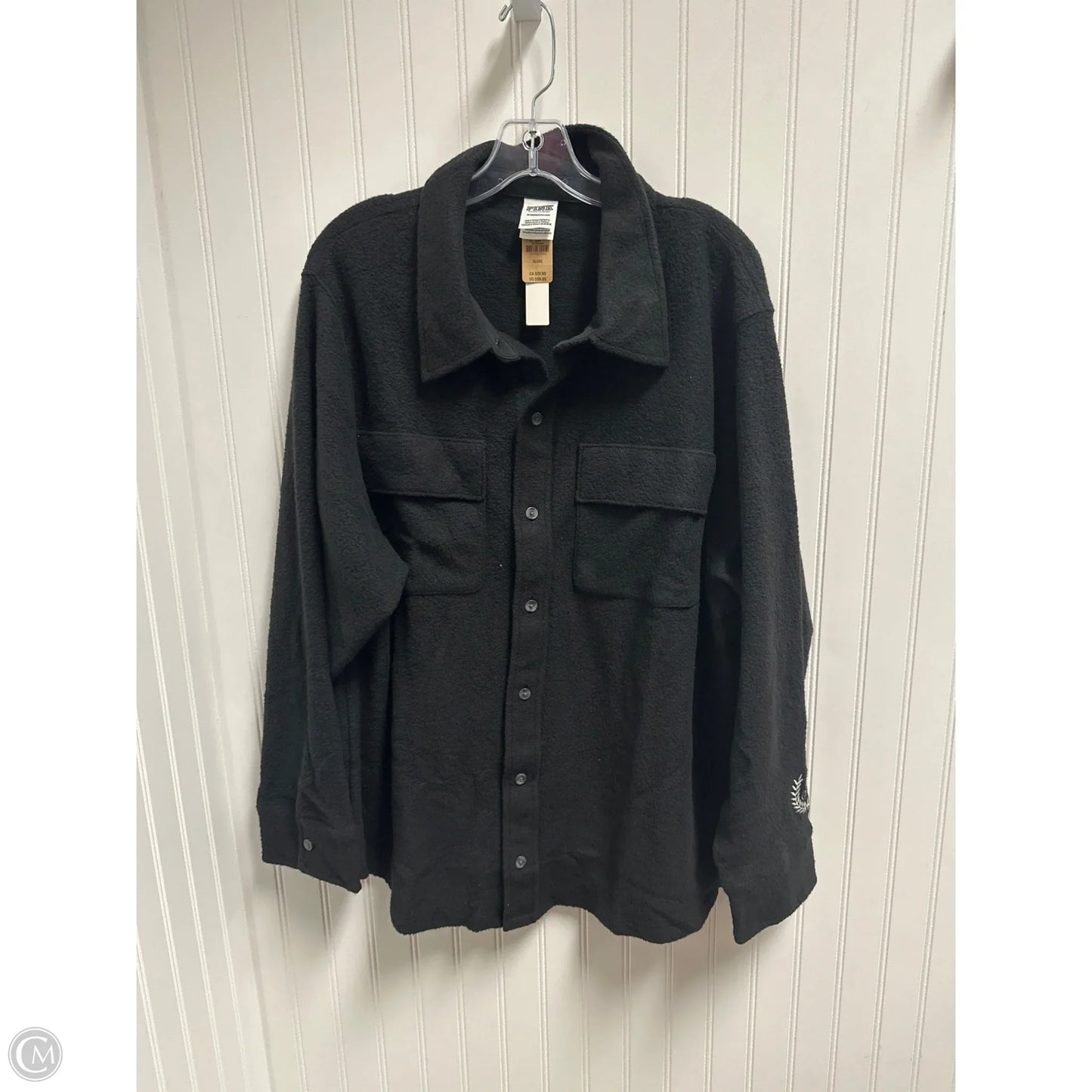 Top Long Sleeve By Pink In Black, Size: Xl