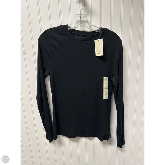 Top Long Sleeve Basic By A New Day In Black, Size: S