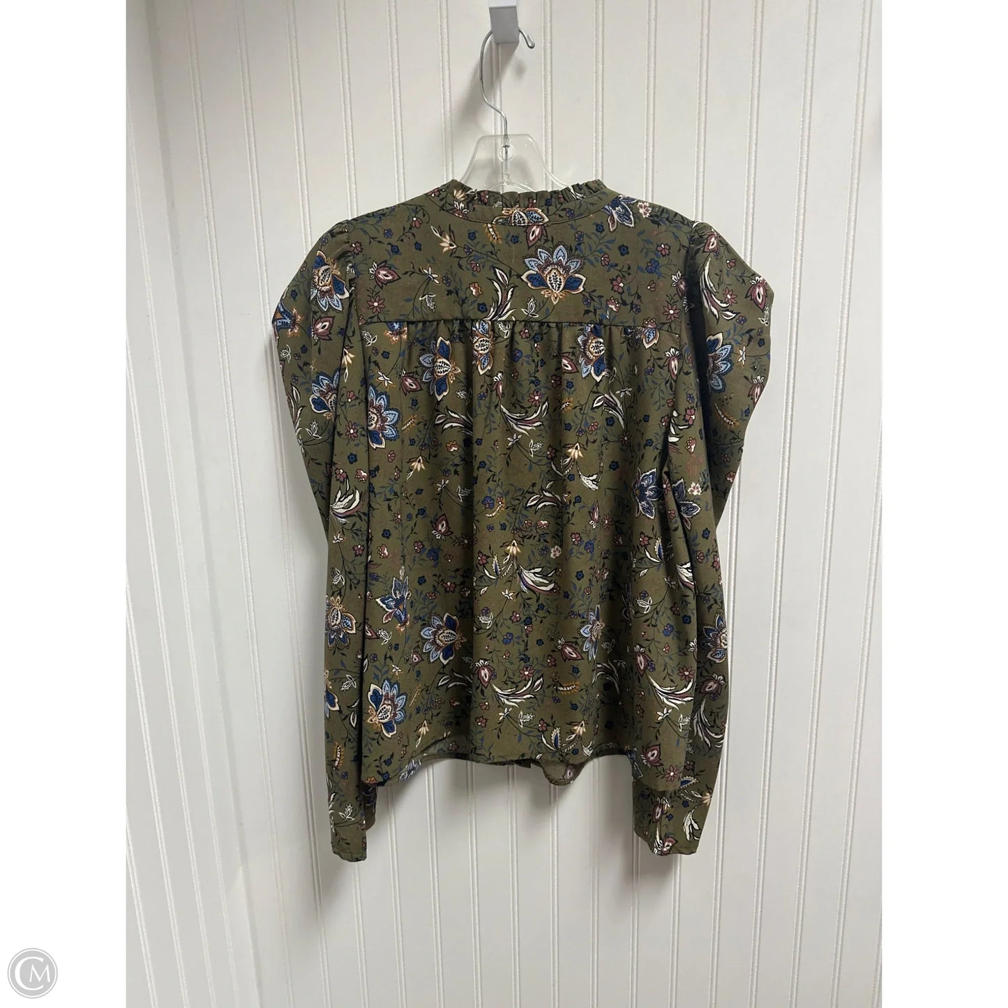 Top Long Sleeve By Rachel Roy In Green, Size: L