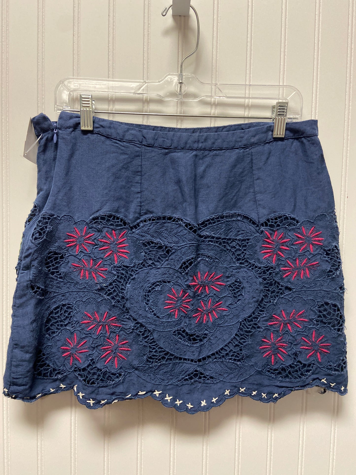 Skirt Mini & Short By Anthropologie In Navy, Size: L