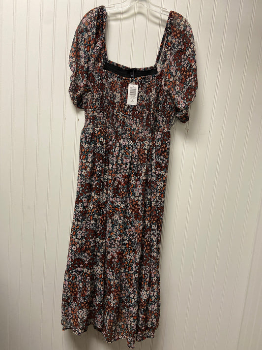 Dress Casual Maxi By Torrid In Floral Print, Size: 1x