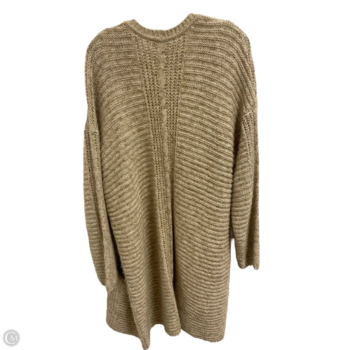 Sweater Cardigan By J. Jill In Taupe, Size: L