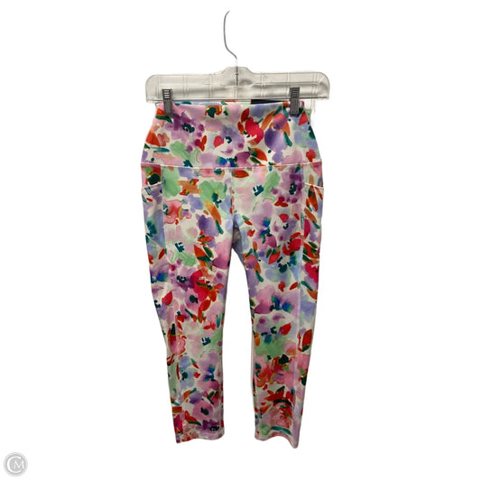 Athletic Leggings By Rbx In Floral Print, Size: S