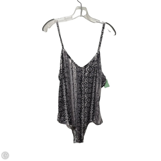 Bodysuit By Shein In Snakeskin Print, Size: 4x