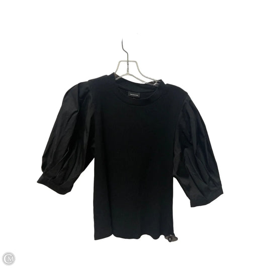 Top Short Sleeve By Who What Wear In Black, Size: S