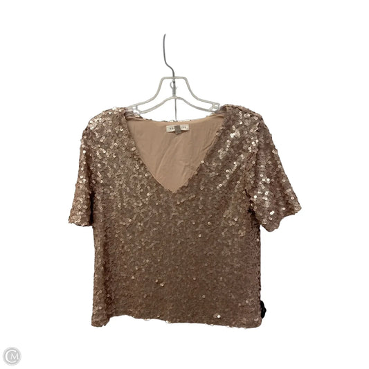 Top Short Sleeve By Socialite In Mauve, Size: S