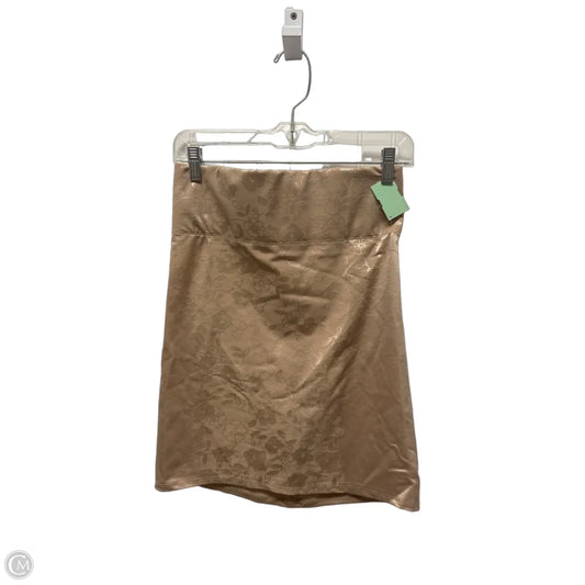 Skirt Mini & Short By Clothes Mentor In Tan, Size: 2x