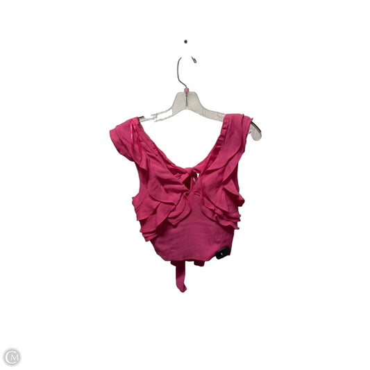 Top Sleeveless By Do + Be In Pink, Size: M