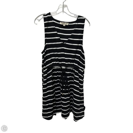 Dress Casual Short By Loft In Black & White, Size: L