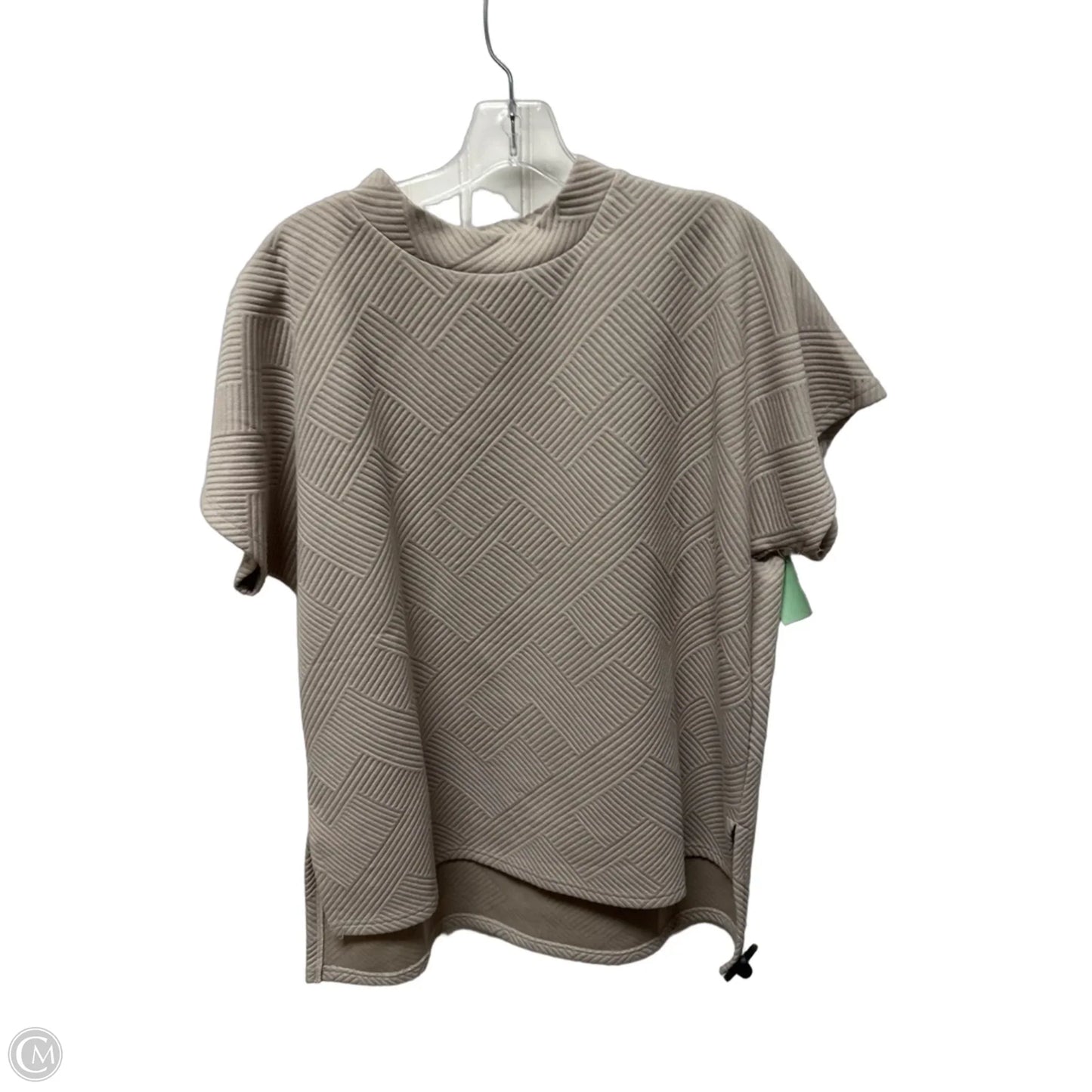 Top Short Sleeve By See And Be Seen In Taupe, Size: S