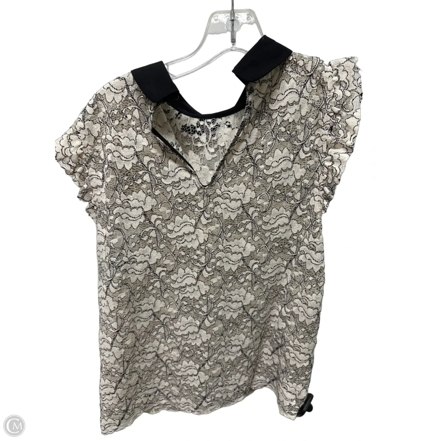 Top Sleeveless By Zara In Cream, Size: S