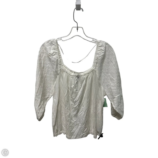 Top 3/4 Sleeve By Sanctuary In White, Size: Lp