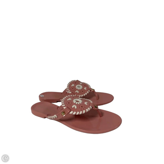 Sandals Flats By Jack Rogers In Pink, Size: 7