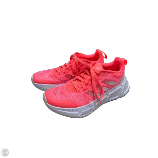 Shoes Athletic By Adidas In Coral, Size: 7.5