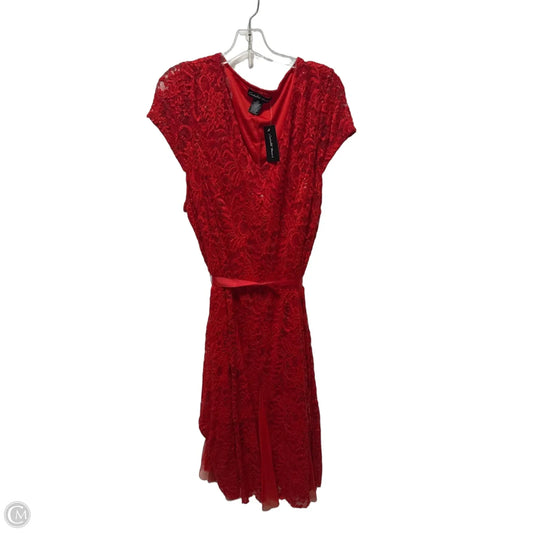 Dress Party Midi By Clothes Mentor In Red, Size: 3x