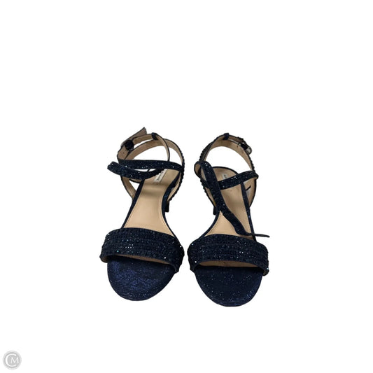 Sandals Heels Stiletto By Alex Marie In Blue, Size: 7.5