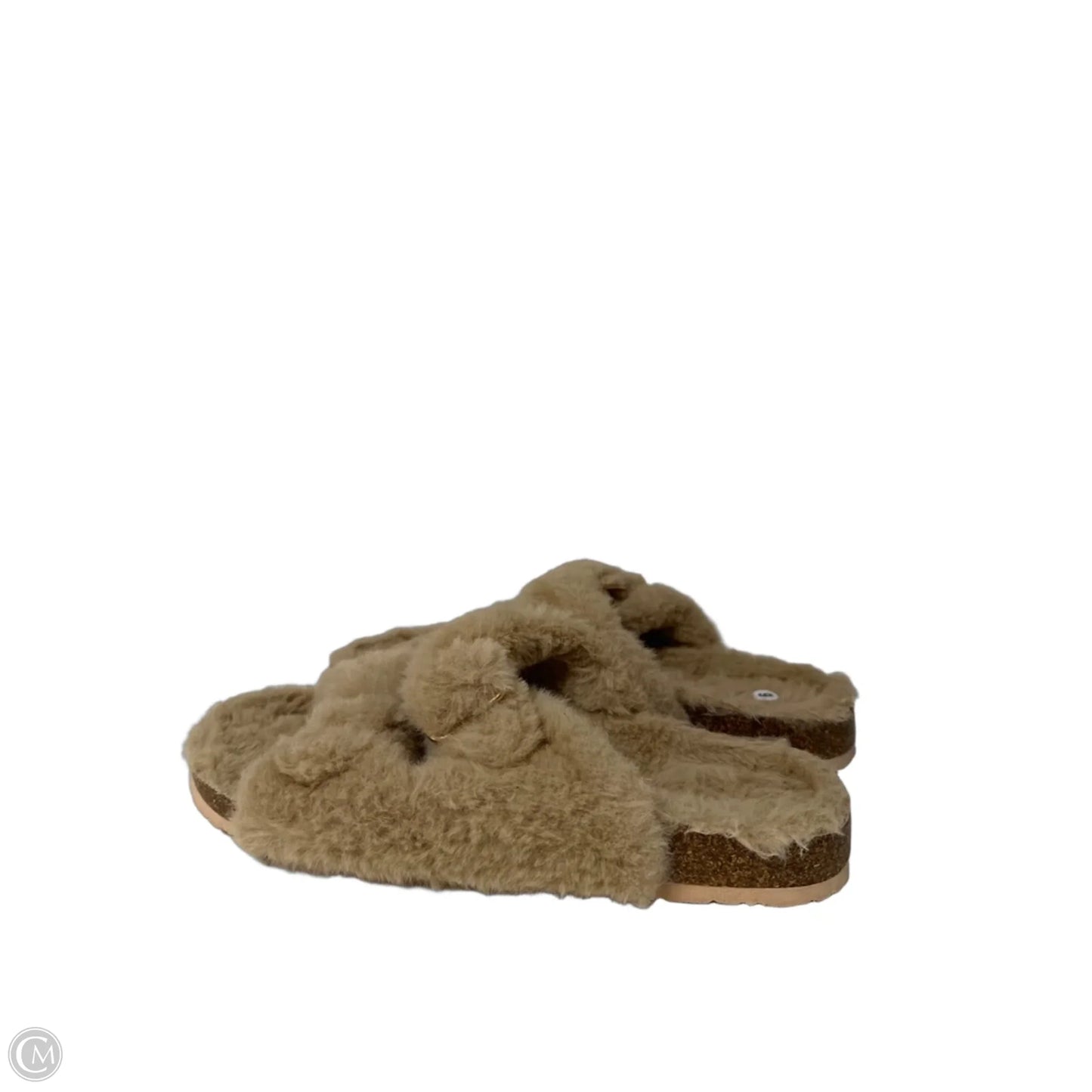Slippers By Clothes Mentor In Tan, Size: 9