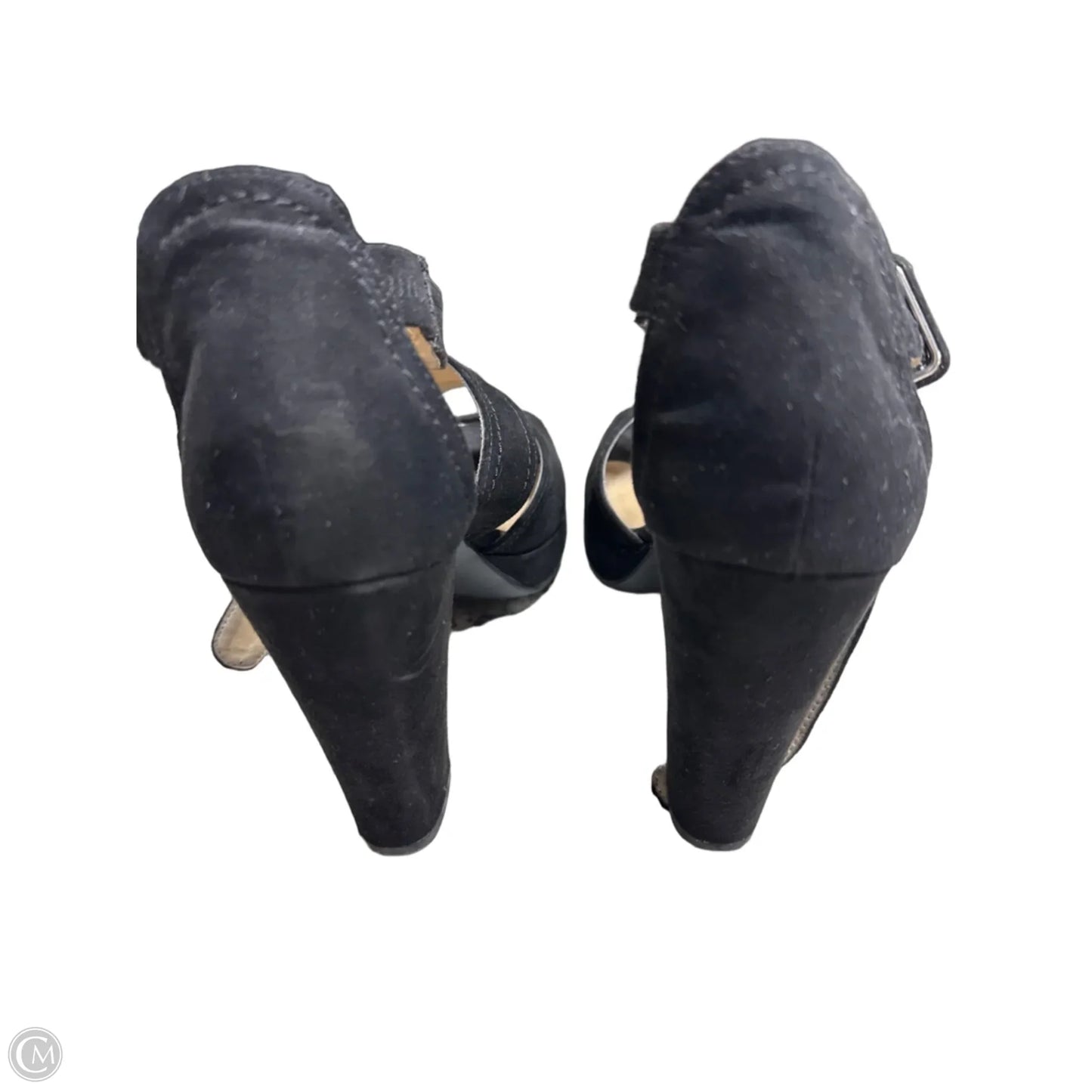 Sandals Heels Block By Chinese Laundry In Black, Size: 7.5