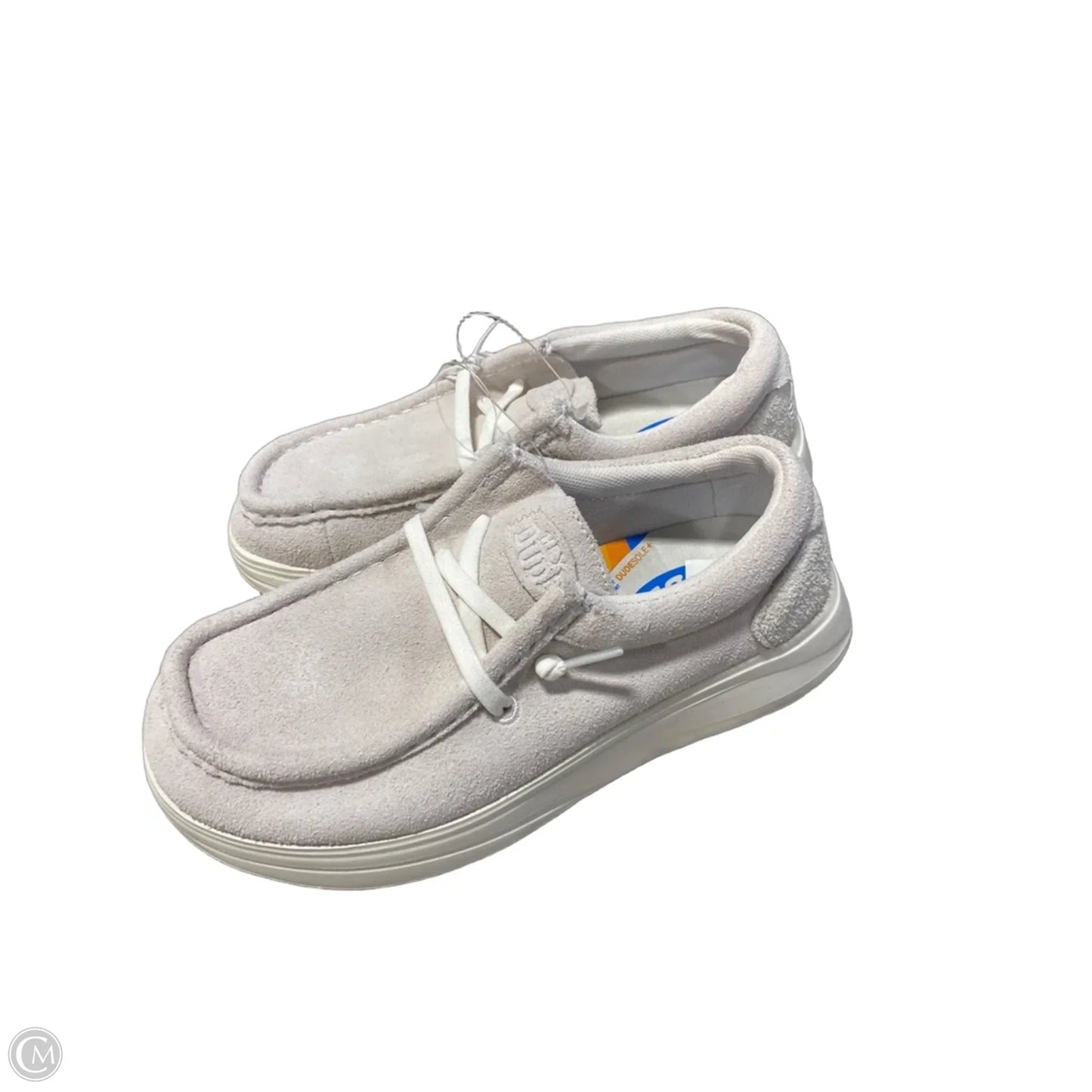 Shoes Flats By Hey Dude In Cream, Size: 6
