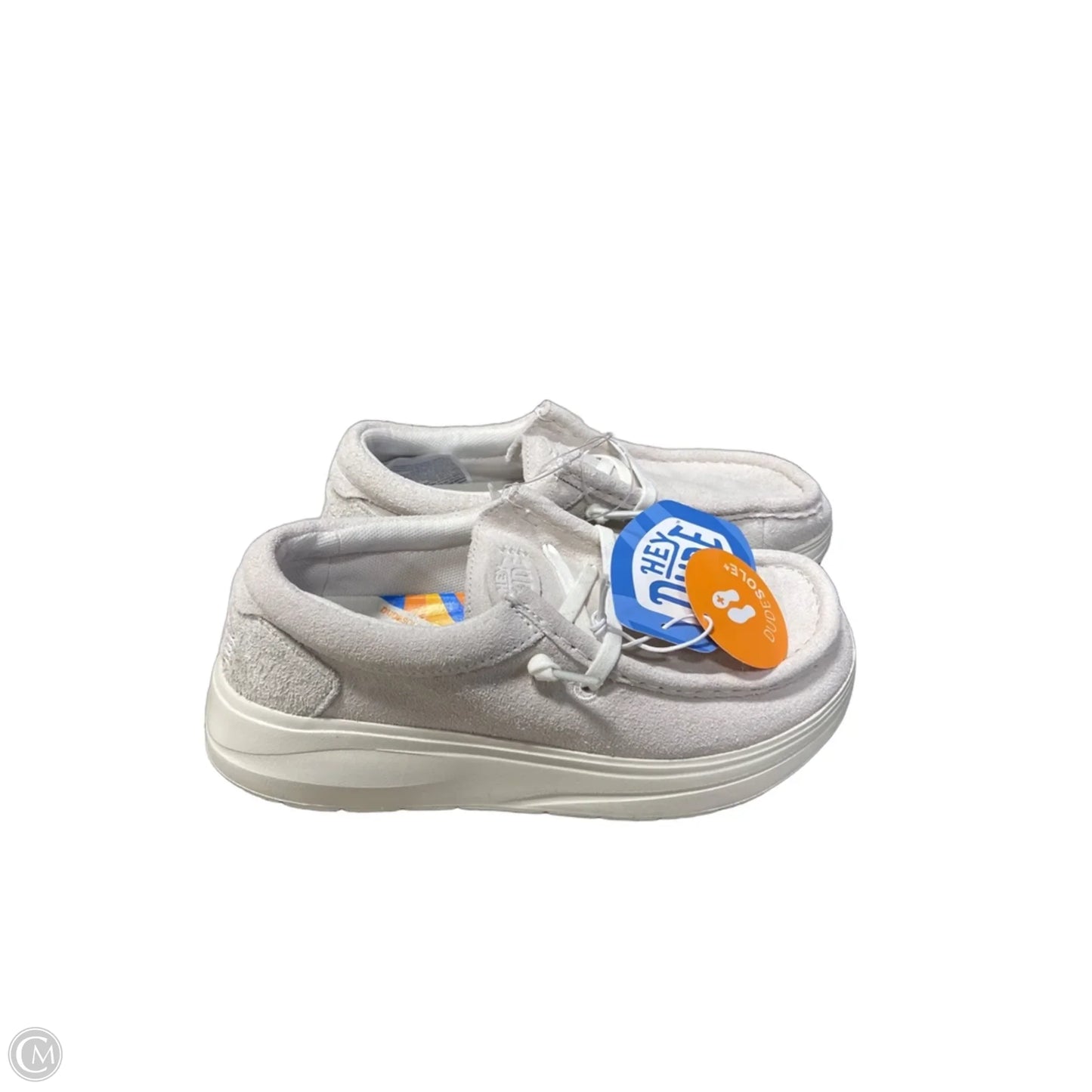 Shoes Flats By Hey Dude In Cream, Size: 6