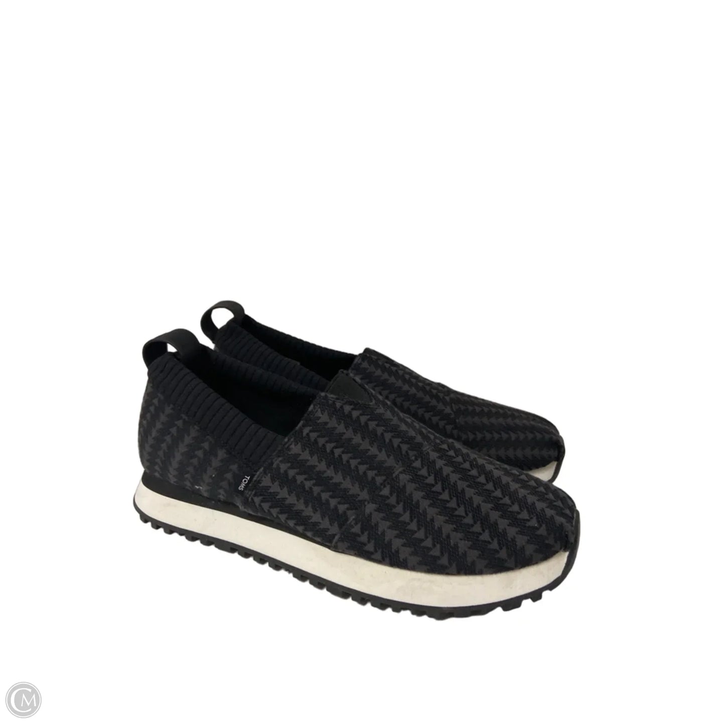 Shoes Sneakers By Toms In Black, Size: 10