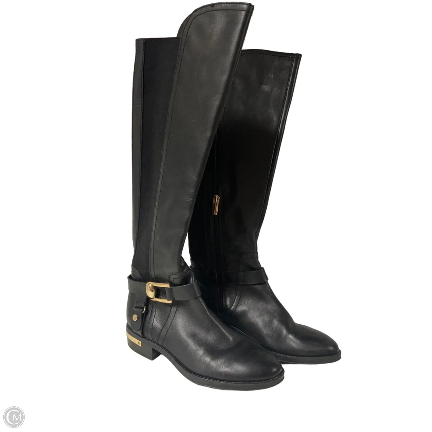 Boots Knee Flats By Vince Camuto In Black, Size: 6.5