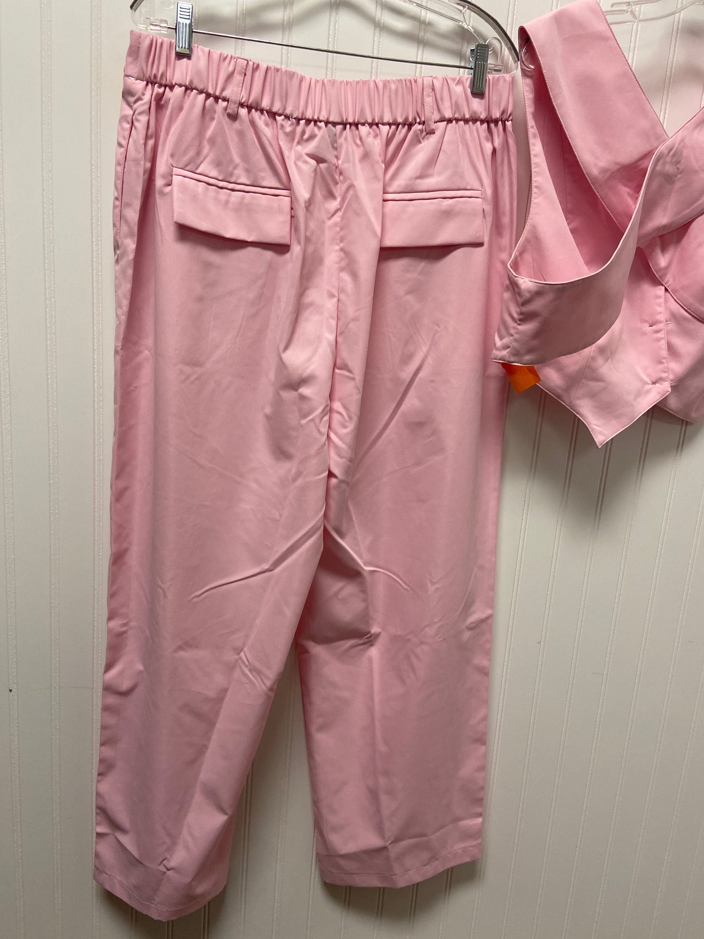 Light Pink Pants Set 2pc Shein, Size 1x