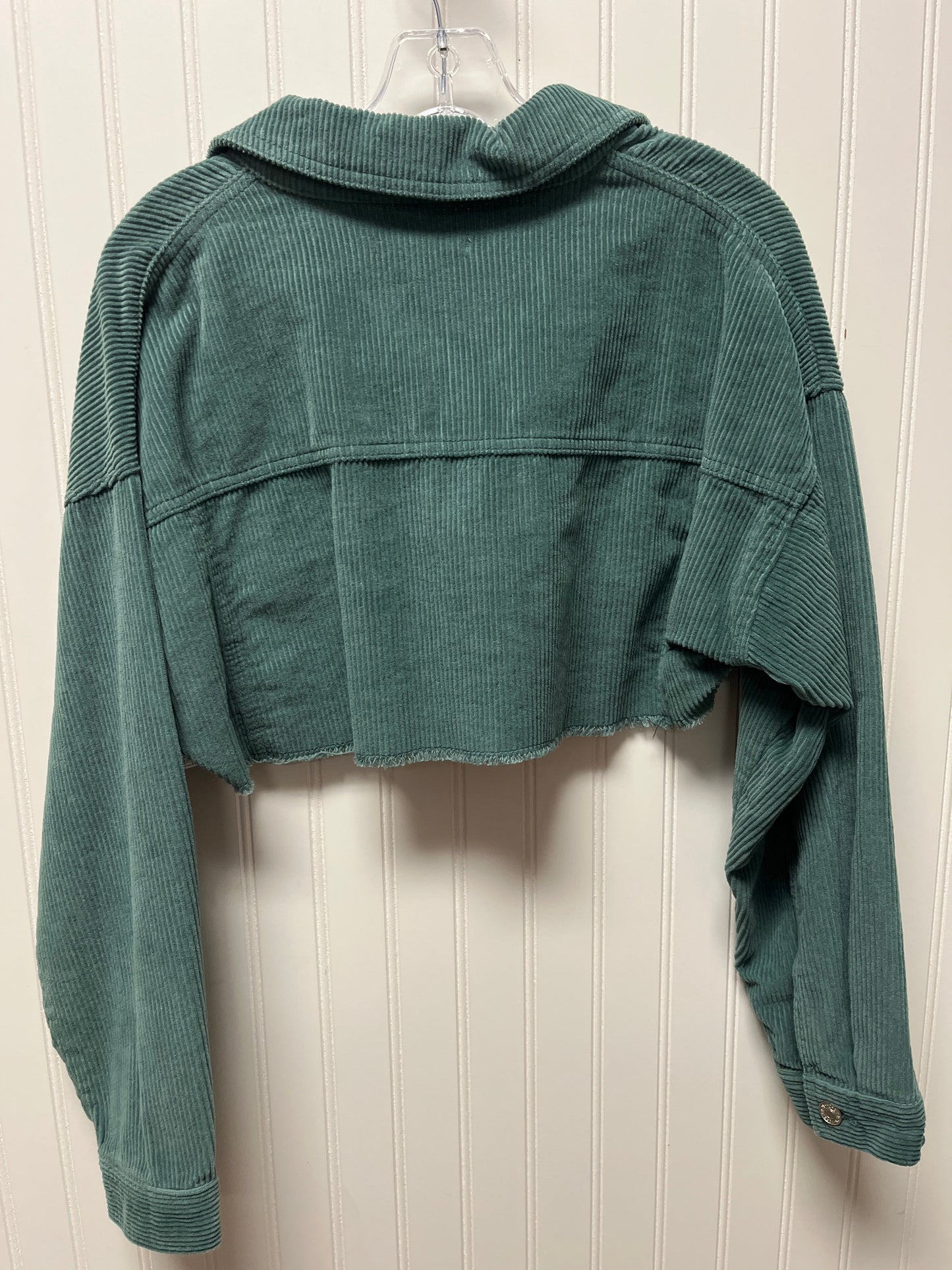 Jacket Other By Forever 21 In Teal, Size: S