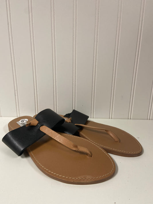 Tan Sandals Flip Flops Steve Madden, Size 9.5